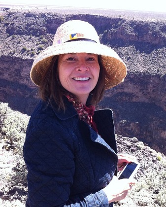 Mary at Gorge rim Mary at Gorge rim